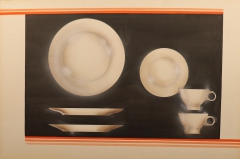 L2021.2 Viktor Schreckengost design rendering dinnerware set