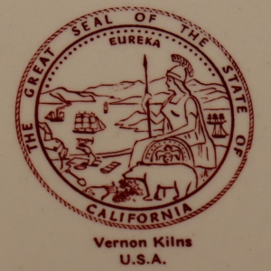 California state plate back