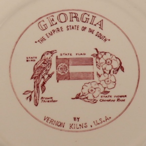 Georgia state plate back
