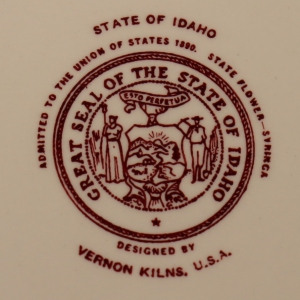 Idaho state plate back