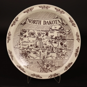 North Dakota state plate