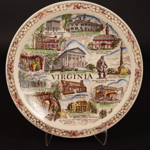 Virginia state plate