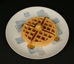 Royal China Patio pattern Prestige shape with waffle