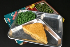TV Dinner with grilled cheese