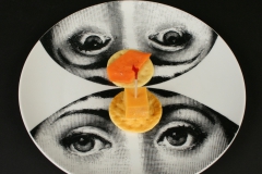 Piero Fornasetti designed Lina plate with appetizers