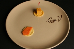 Tepco Lazy V platter with appetizers