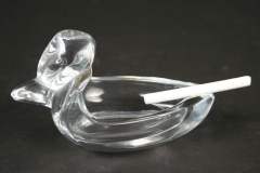 Duncan Miller Pall Mall series duck ashtray with candy cigarette