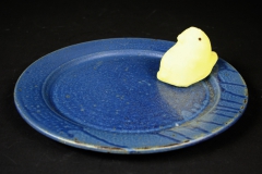 Fred Johnston plate 1990s Alfred with plush peep