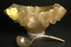 2019.15 Styson Art Products plastic punch bowl seet with plush peep