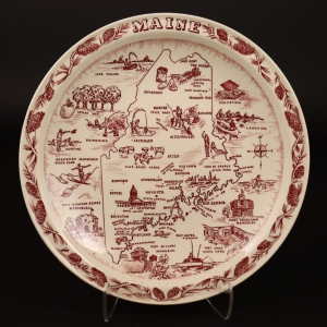 Maine state plate