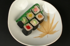 Ben Seibel Iroquois Informal Harvest Time 2014.156 with sushi