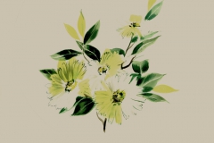 2021.135 Viktor Schreckengost original plate design drawing daisies