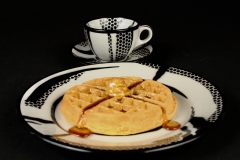 Roy Lichtenstein with waffle 1966 Jackson China