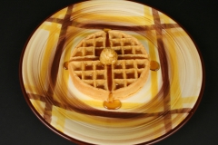 Vernon Ware Organdie charger with waffle