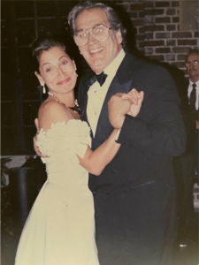 The bride and her father